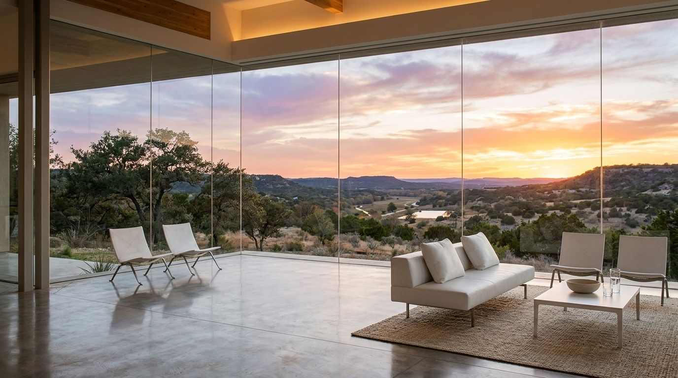 Frameless Window Wall